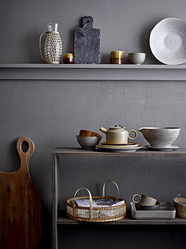 SERVERINGSFAT - BEIGE/NATUR