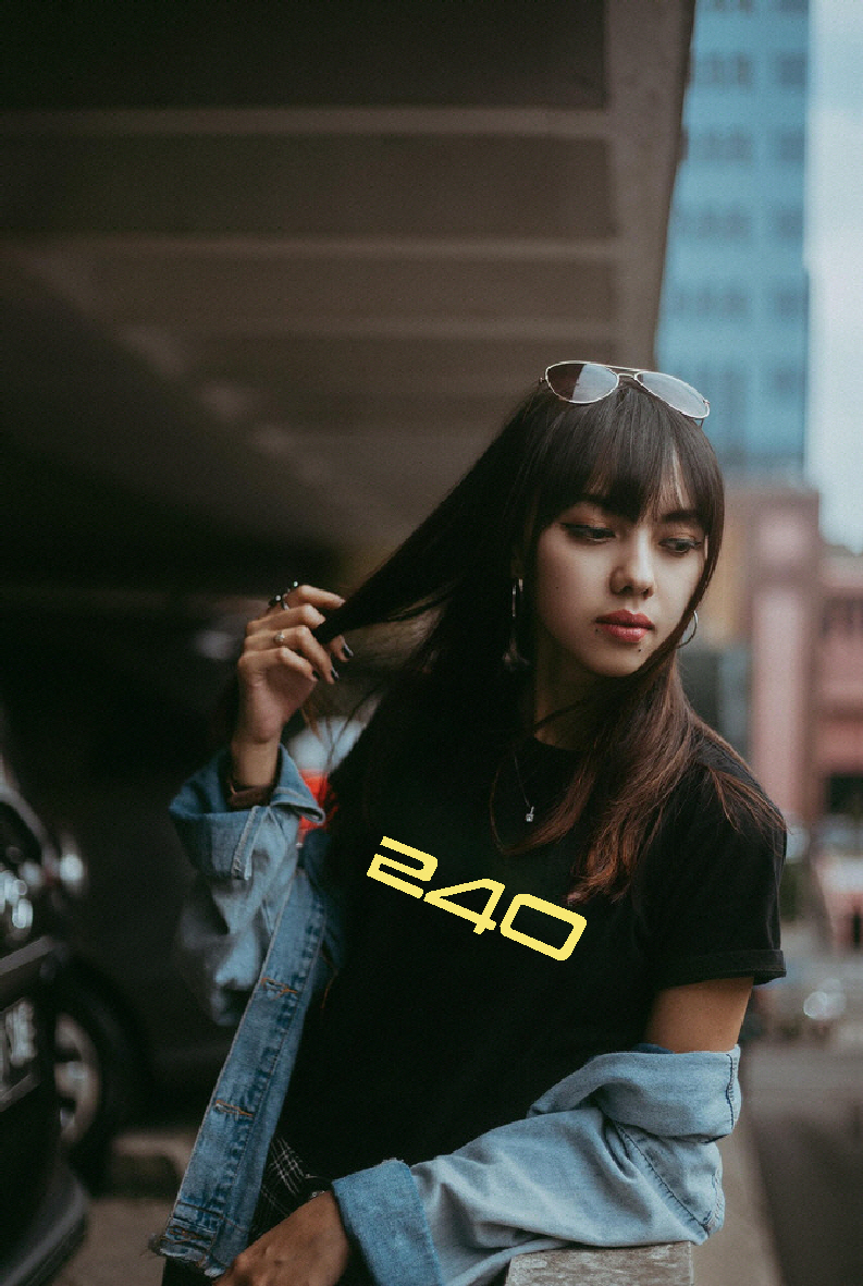 T-Shirt "240" -Svart - 2
