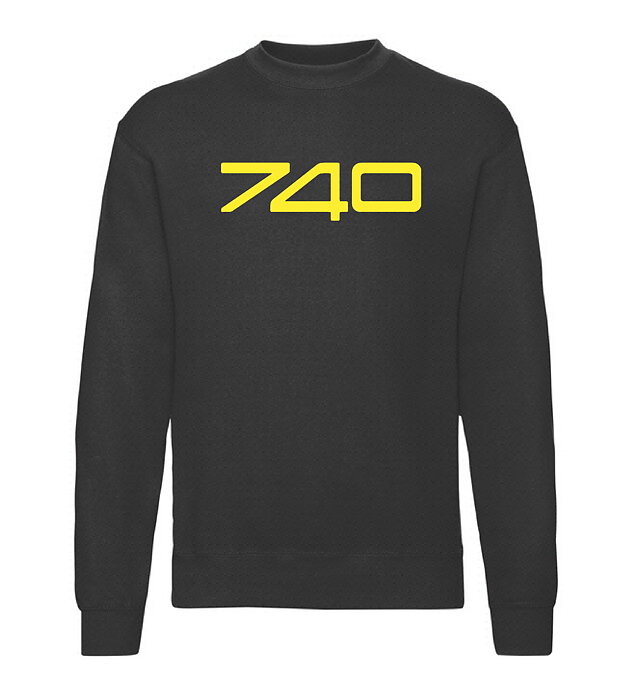 Sweatshirt "740" -Svart