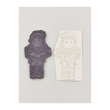 Magnolia Cling Stamps Second Hand - Tilda With Clover GL09