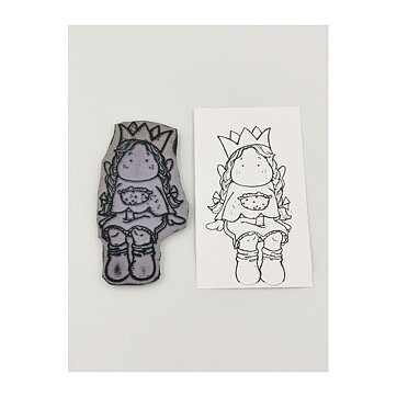 Magnolia Cling Stamps Second Hand - Tilda With Crown SO08