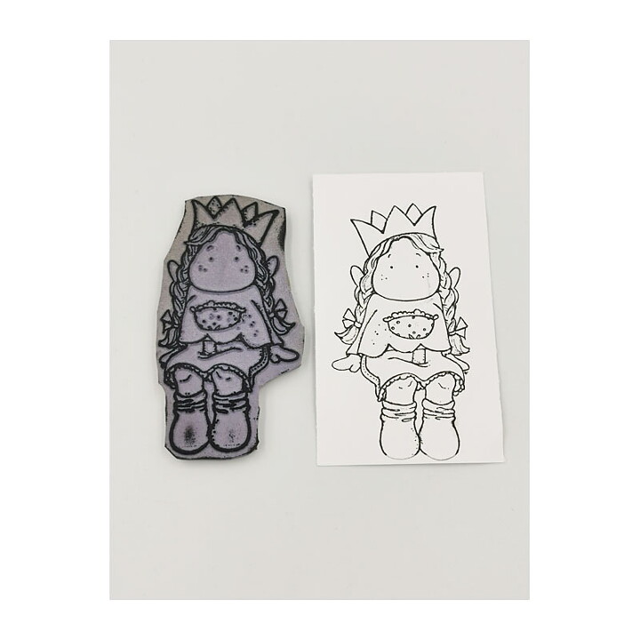 Magnolia Cling Stamps Second Hand - Tilda With Crown SO08