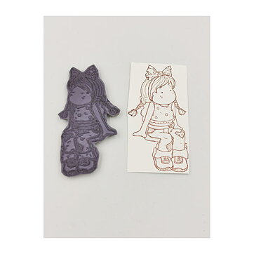 Magnolia Cling Stamps Second Hand - Sitting Summer Tilda SO08