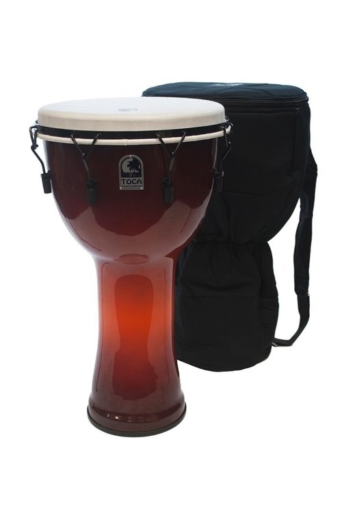 TOCA Djembe African Sunset SFDMX-14AFS 14" Bag included