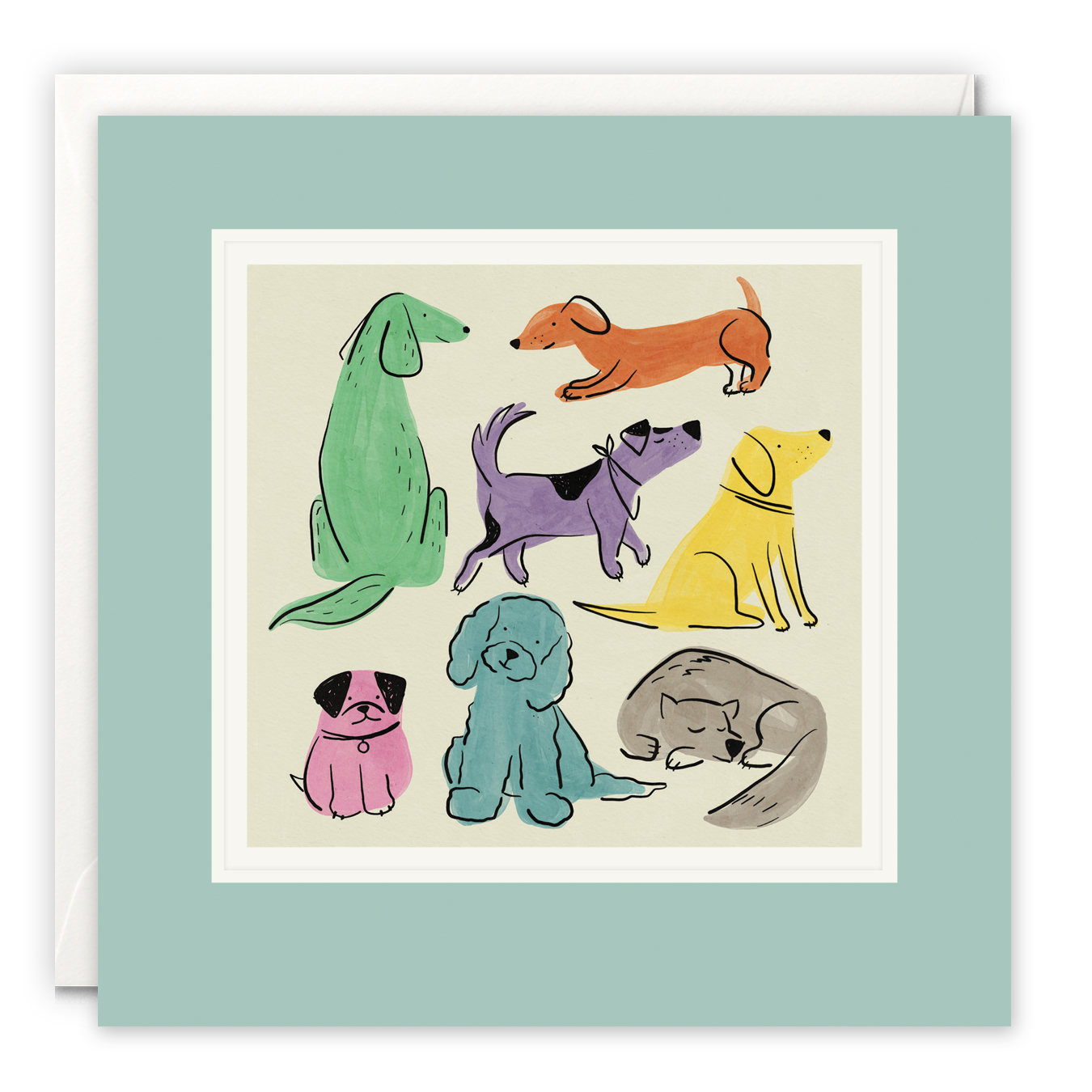 Dog Pack Paintworks Card