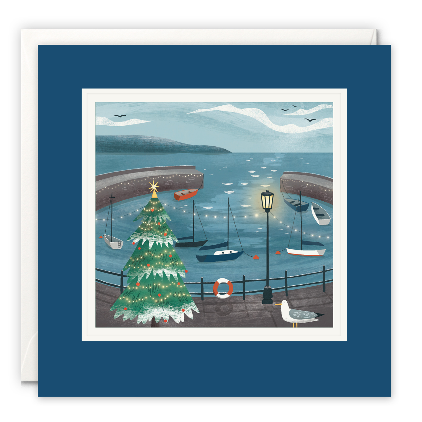 Harbourside Christmas Paintworks Card