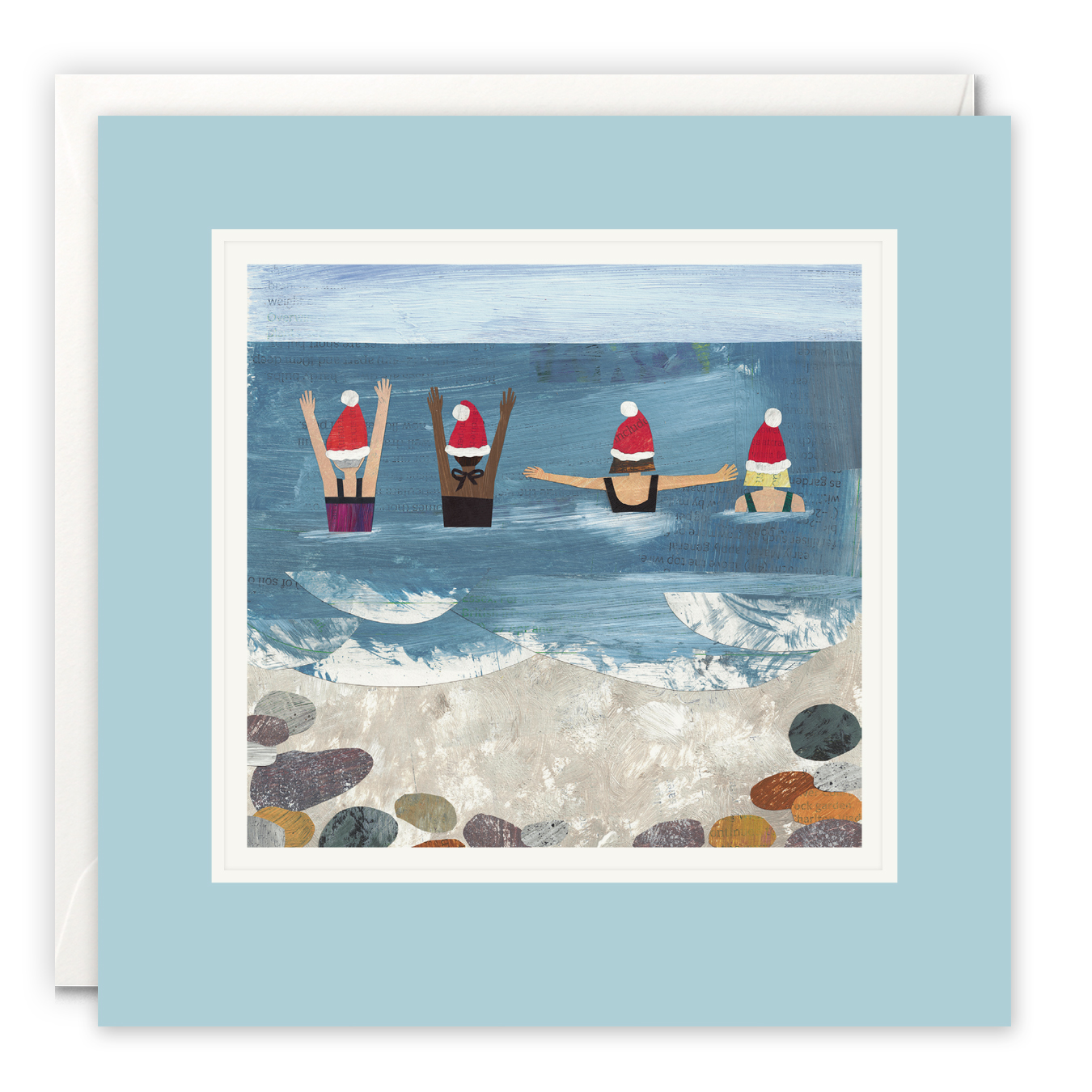 Christmas Sea Swimmers Paintworks Card