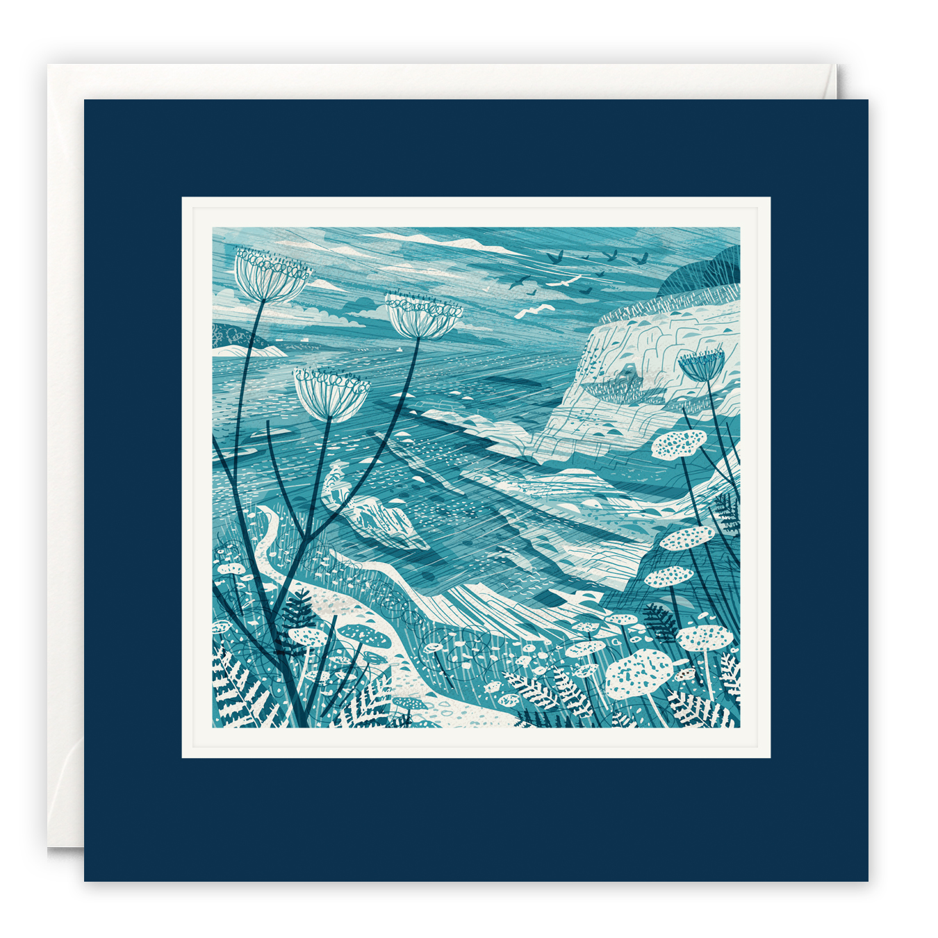 Maenporth High Cliff Paintworks Card