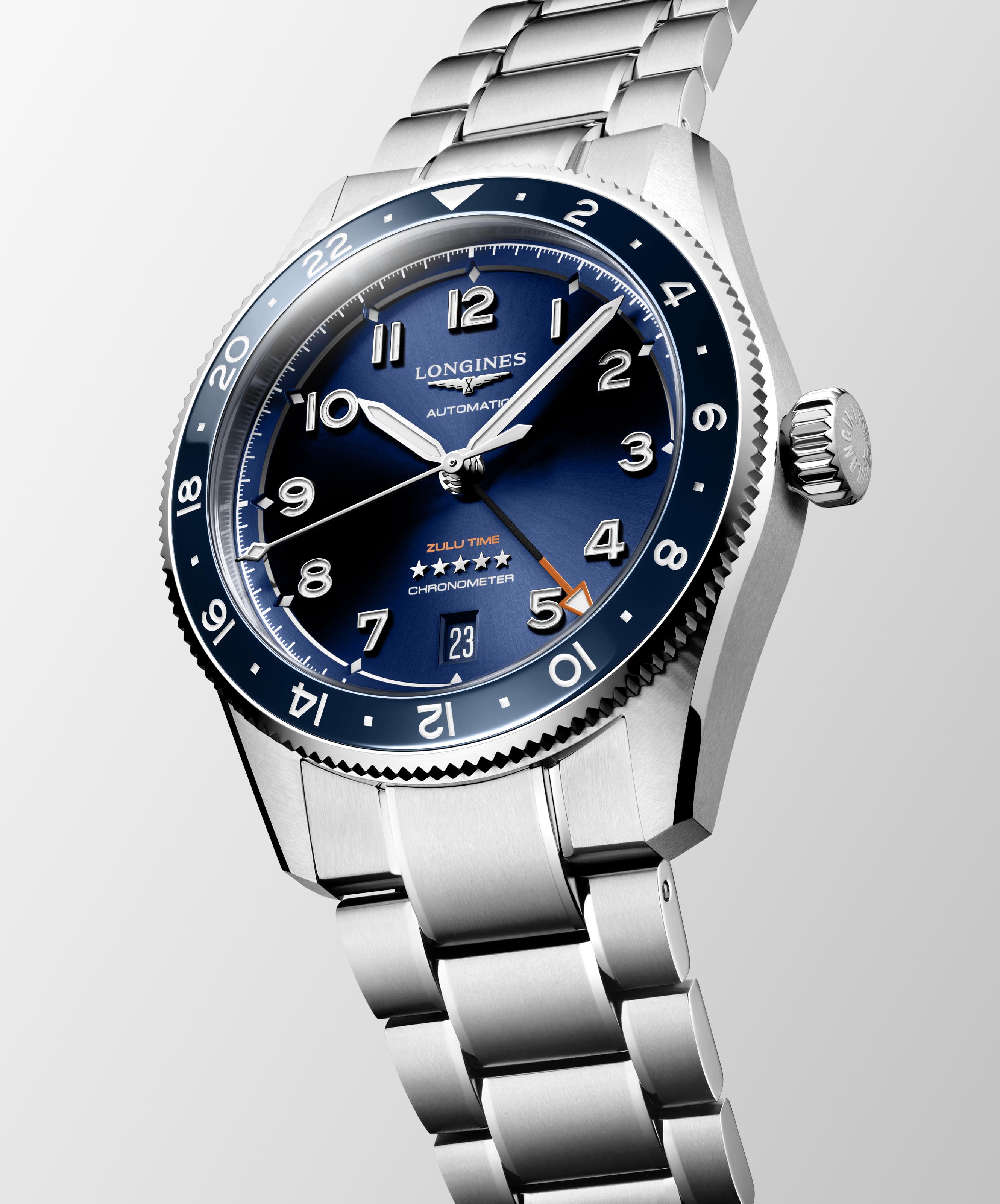 L3.802.4.93.6 Longines Spirit Zulu Time 39 blå