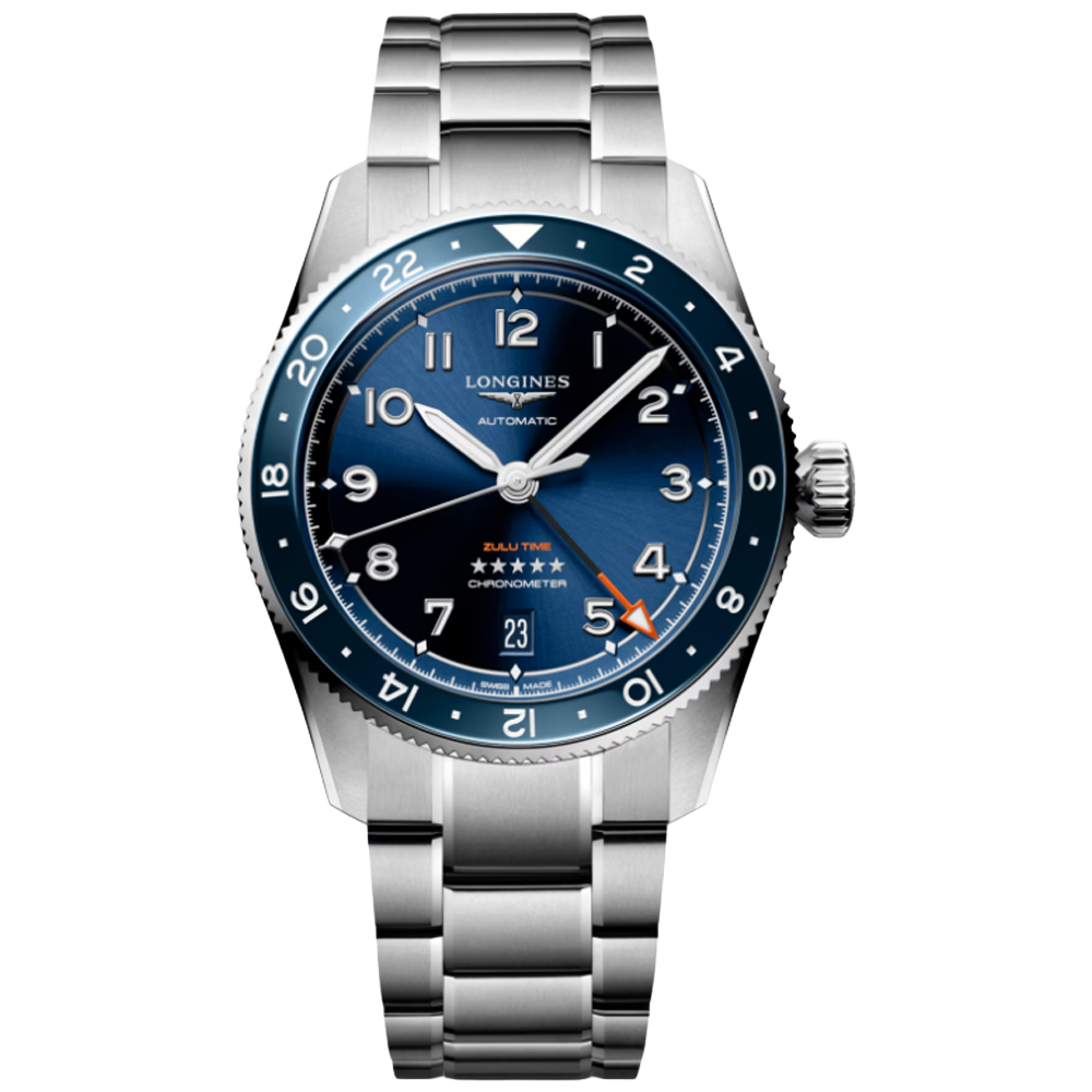 L3.802.4.93.6 Longines Spirit Zulu Time 39 blå