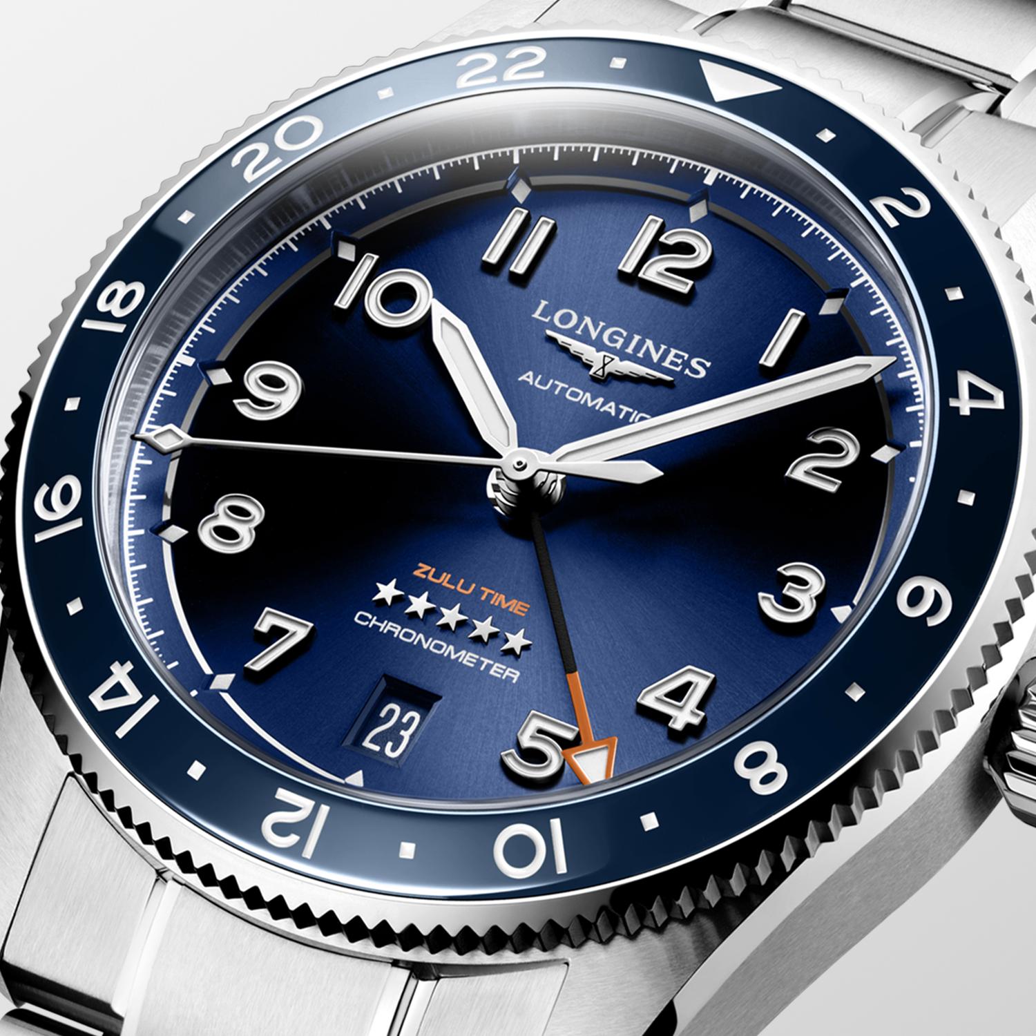 L3.802.4.93.6 Longines Spirit Zulu Time 39 blå