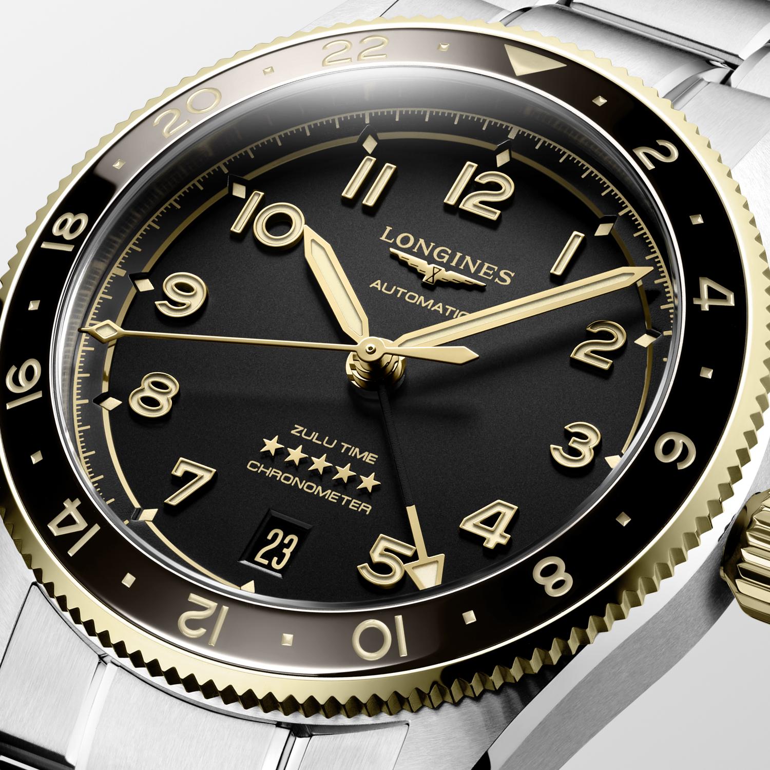 L3.802.5.53.6 Longines Spirit Zulu Time 39 antracit