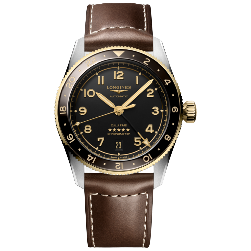 L3.802.5.53.2 Longines Spirit Zulu Time 39 antracit