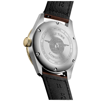 L3.802.5.53.2 Longines Spirit Zulu Time 39 antracit