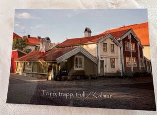 Sverige Souvenir Vykort Kalmar Tripp Trapp Trull