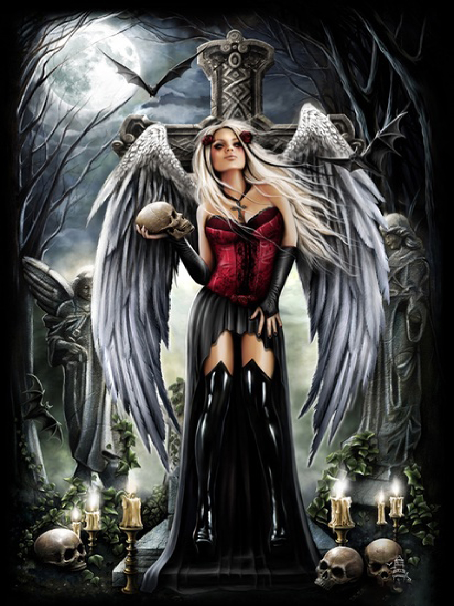 Dark Angel, Diamond Picture Diamond Painting