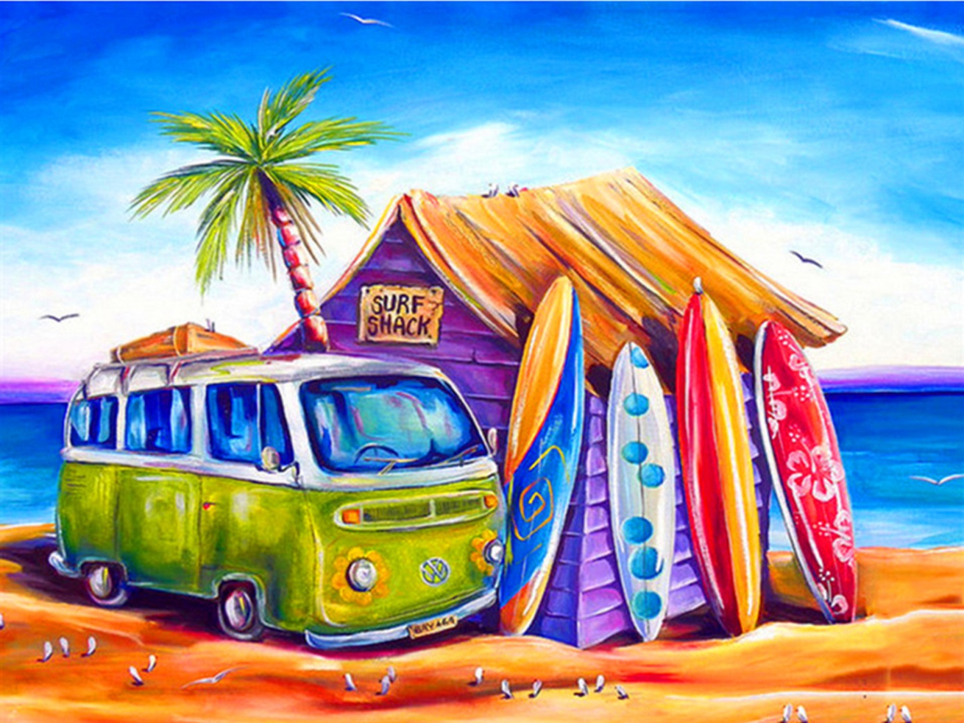 Surfhydda, Diamond Picture Diamond Painting