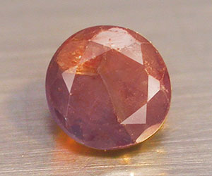 Piedra preciosa de alejandrita rusa natural redonda de 0,25 ct súper rara de 3,4 mm - 2