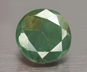 Piedra preciosa de alejandrita rusa natural redonda de 0,25 ct súper rara de 3,4 mm - 3