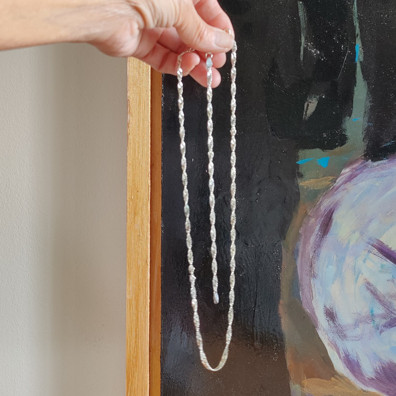 Halsband & armlänk i silver