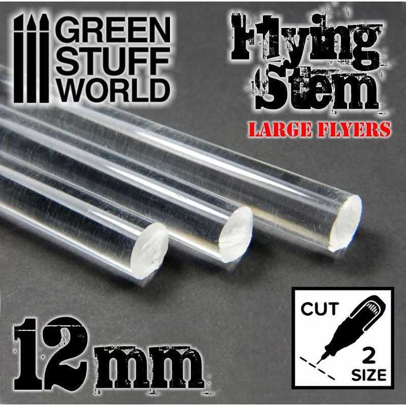 Green Stuff World: Acrylic Rods - Round 12mm - Clear