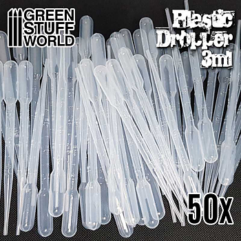 Green Stuff World: 50x Long Droppers with Suction Bulb