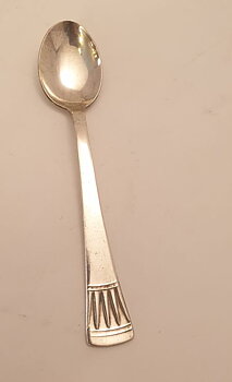 Lotus coffee spoon nickel silver