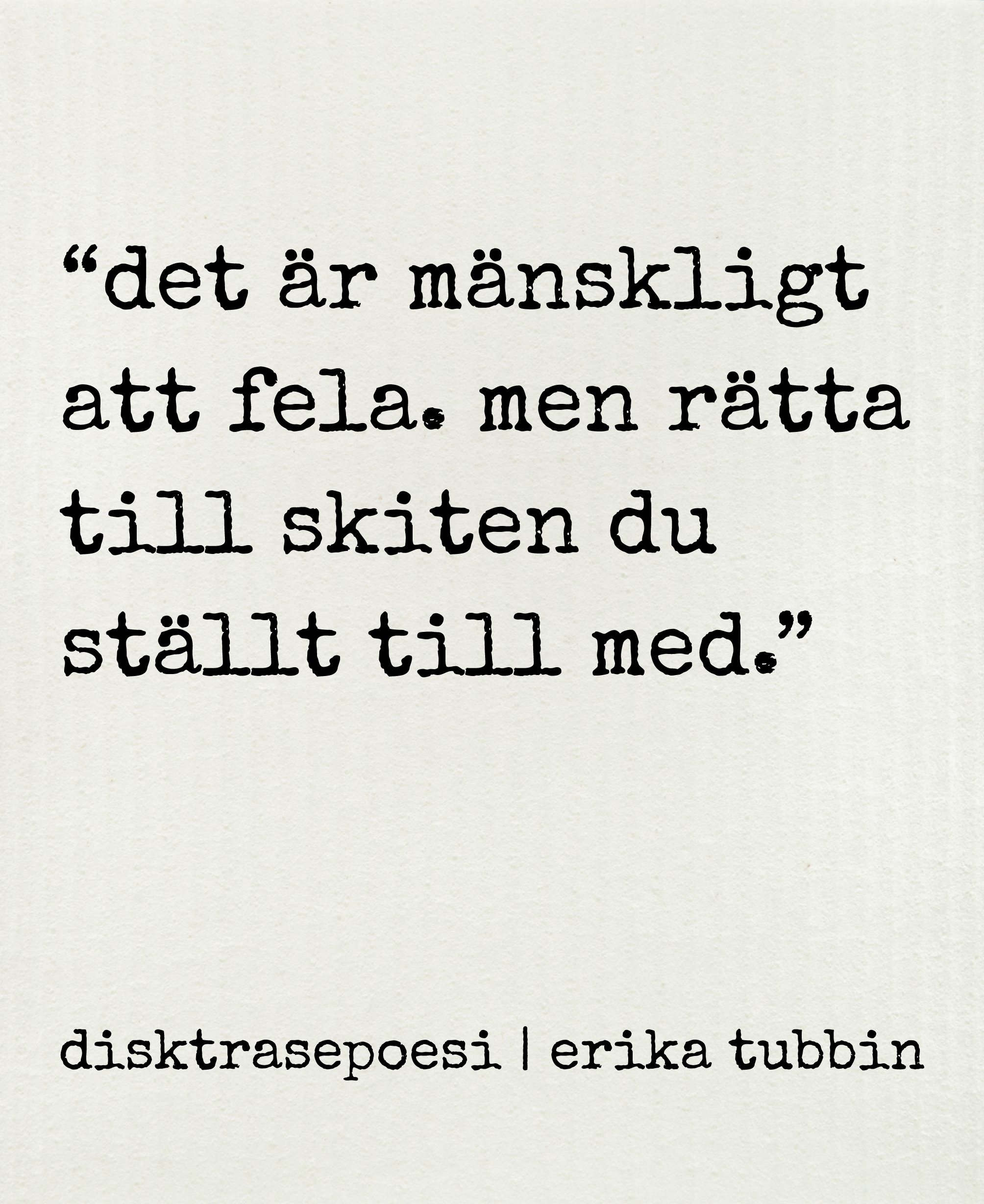 disktrasa MÄNSKLIGT - 2