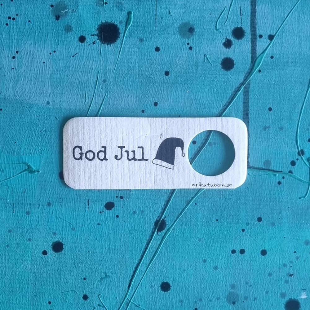 bottle hanger GOD JUL - 2