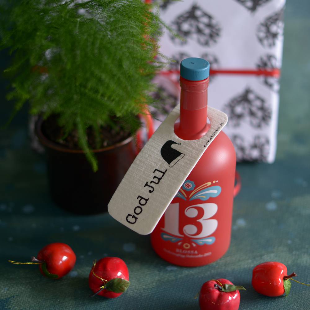 bottle hanger GOD JUL - 4
