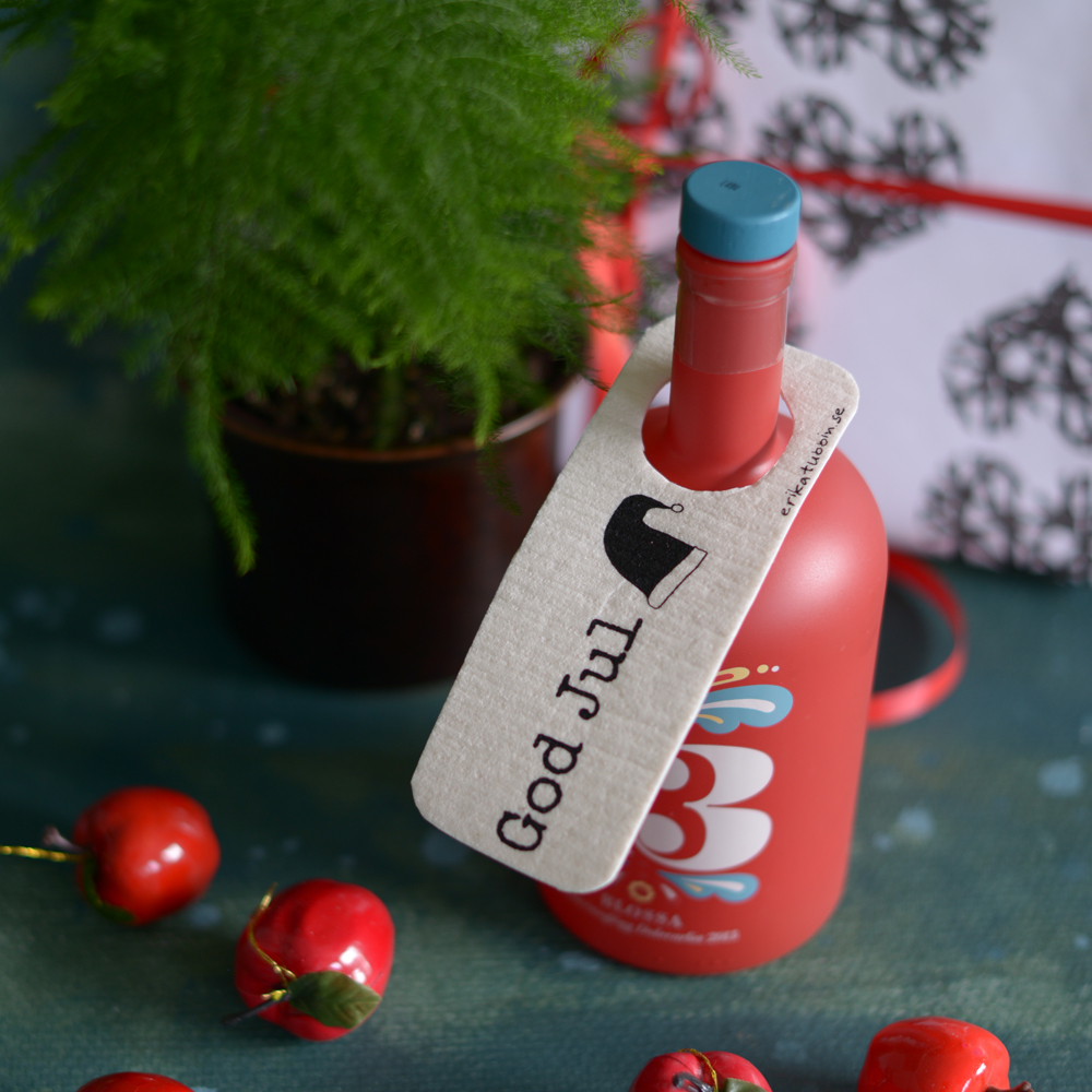 bottle hanger GOD JUL - 5