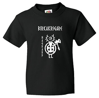 Barn t-shirt: Birkakrigare - Hagbard - Viking Art Kollektion (3-4 år)