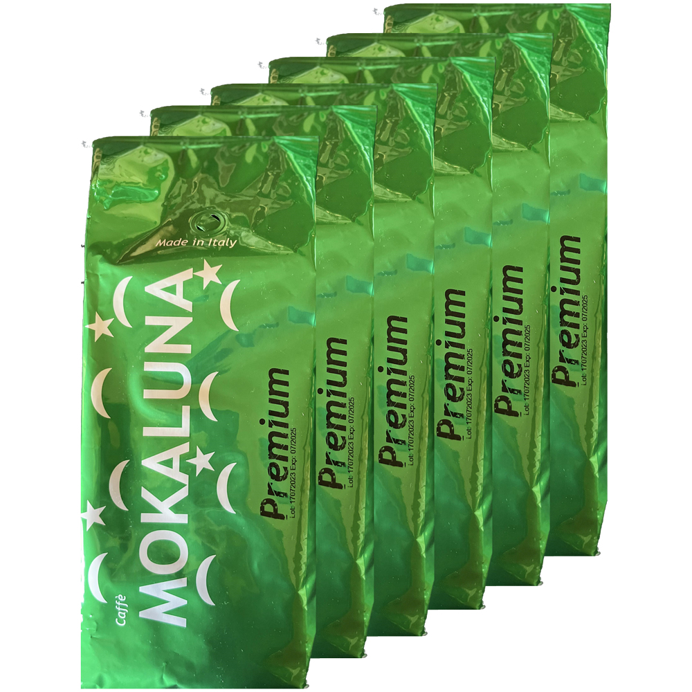 Mokaluna Premium 80/20, Multipack 6x1000 gram