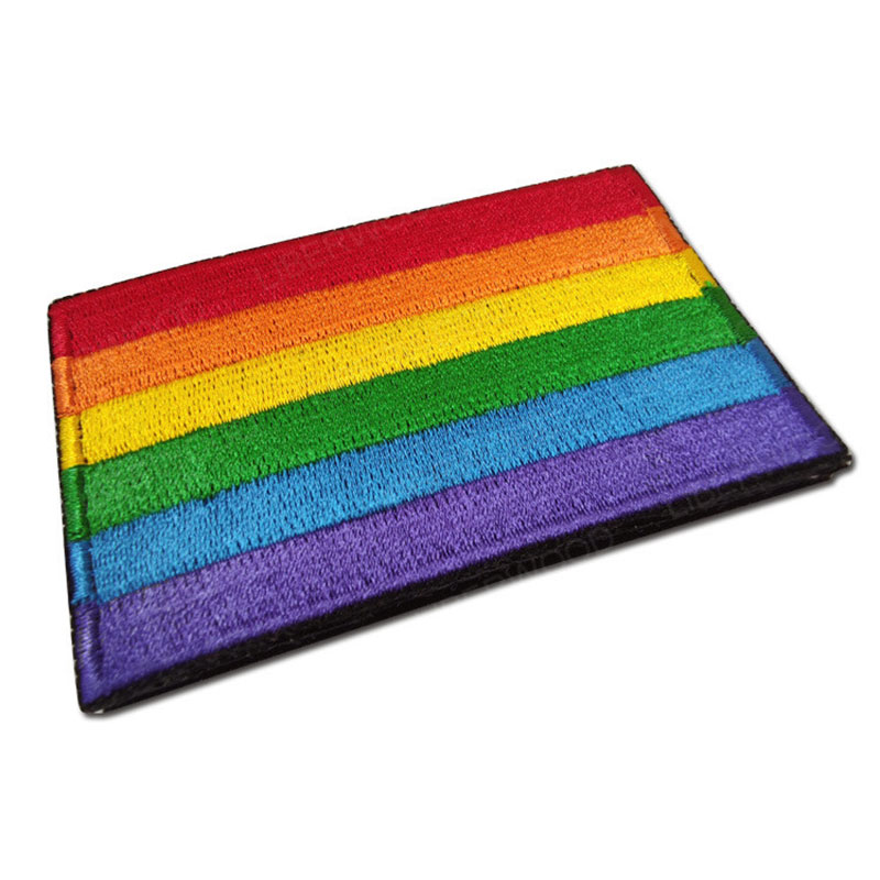 Regnbågsflagga Tygmärke
