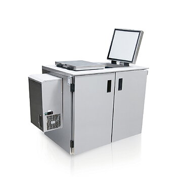 Cooled waste bin 2x240 L