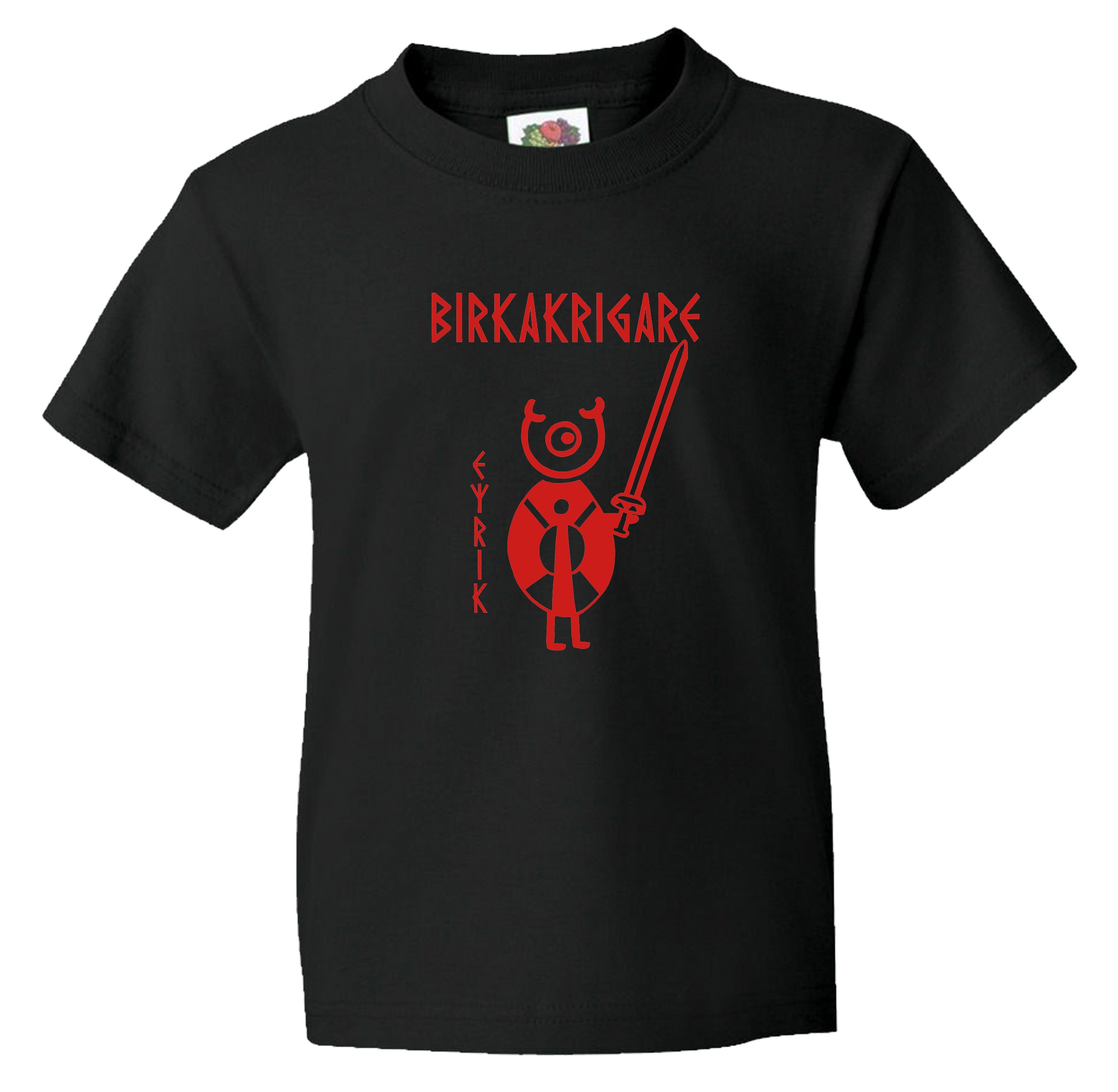 Kids t-shirt: Birka Warriors - Eyrik - Viking Art Collection (7-8 years)