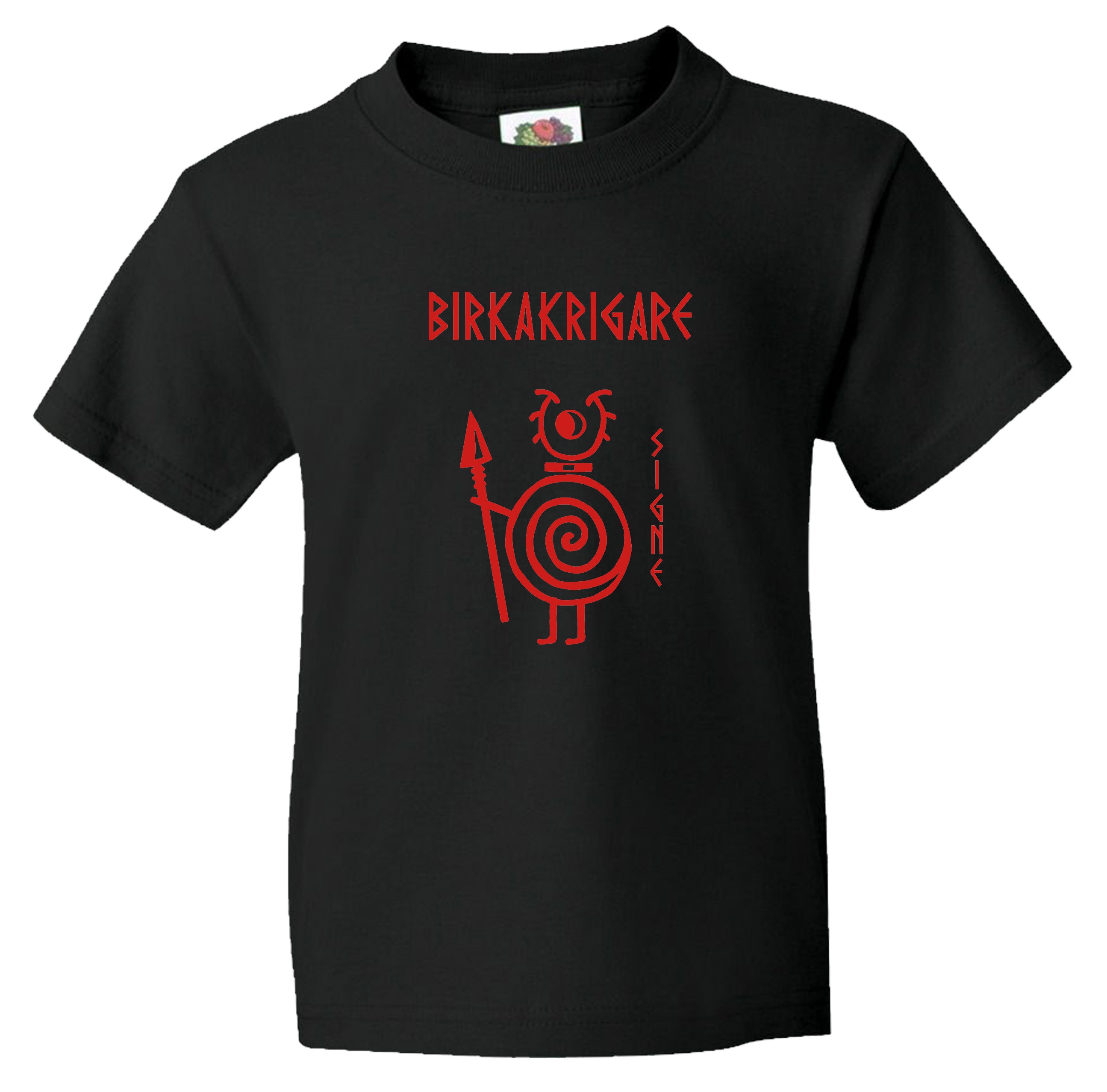 Kids t-shirt: Birka Warriors - Signe - Viking Art Collection (3-4 years)