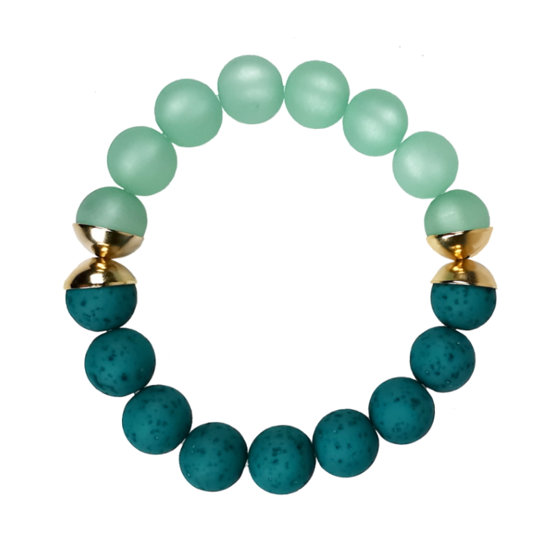 IAMLUND Bridge armband teal/mint