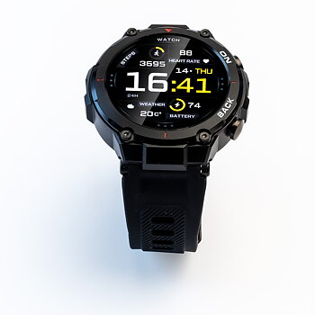 GPS Multisportklocka R7 svart