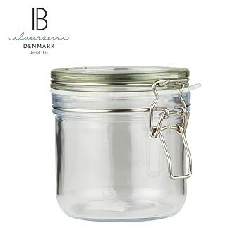 Glass jar Snap lid 450ml IB Laursen