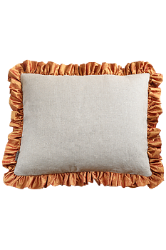 Kudde Ruffle Terracotta 