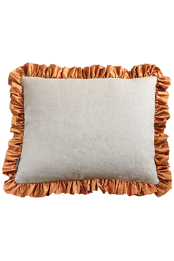 Kudde Ruffle Terracotta 