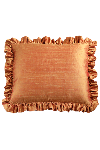 Kudde Ruffle Terracotta 
