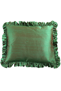 Kudde Ruffle Emerald  