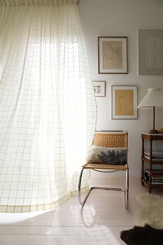 Gardin Selma Natur dubbel bredd Höjd 270 cm