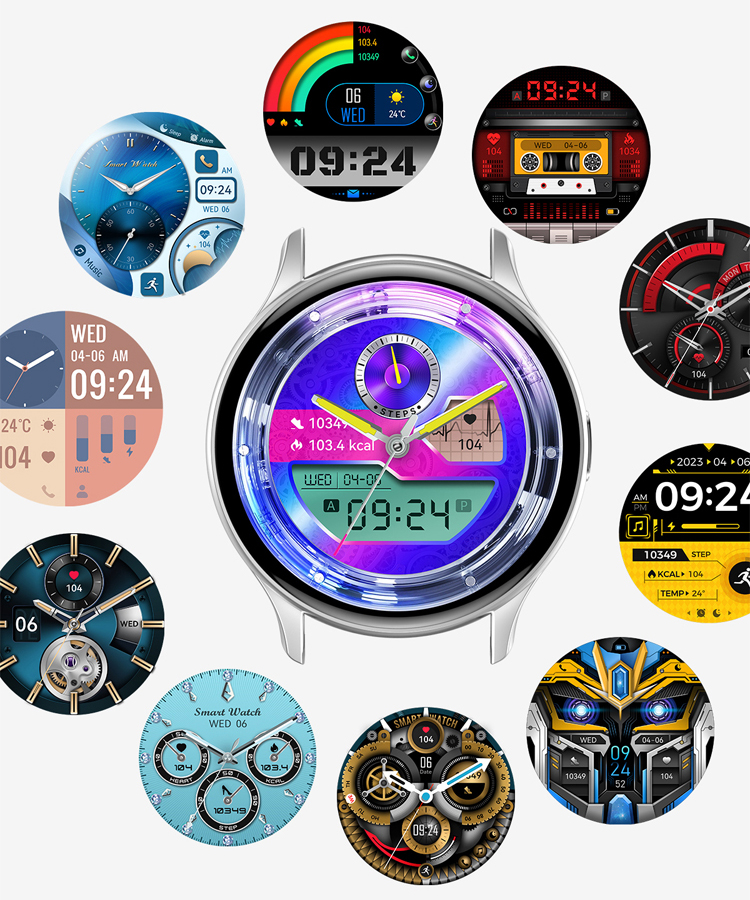 Philippe Palmer Smart Watch LP56 AMOLED Silver - 15
