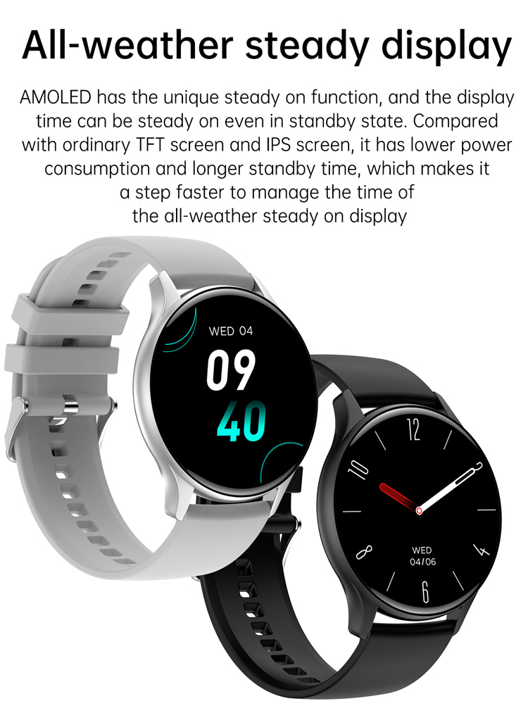 Philippe Palmer Smart Watch LP56 AMOLED Silver - 14