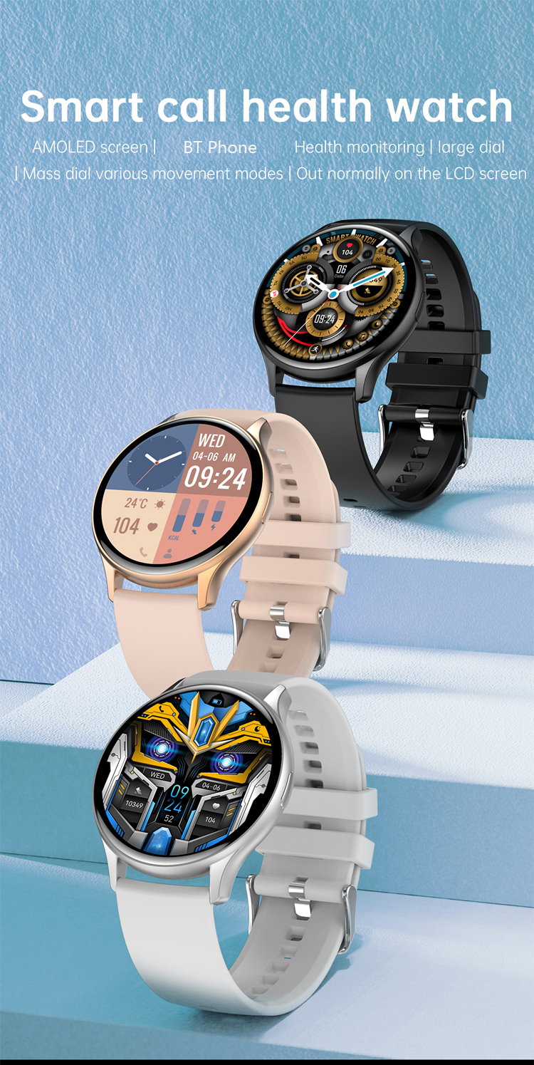 Philippe Palmer Smart Watch LP56 AMOLED Silver - 24