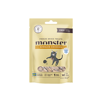 Monster Frystorkat Kattgodis Kyckling 45g