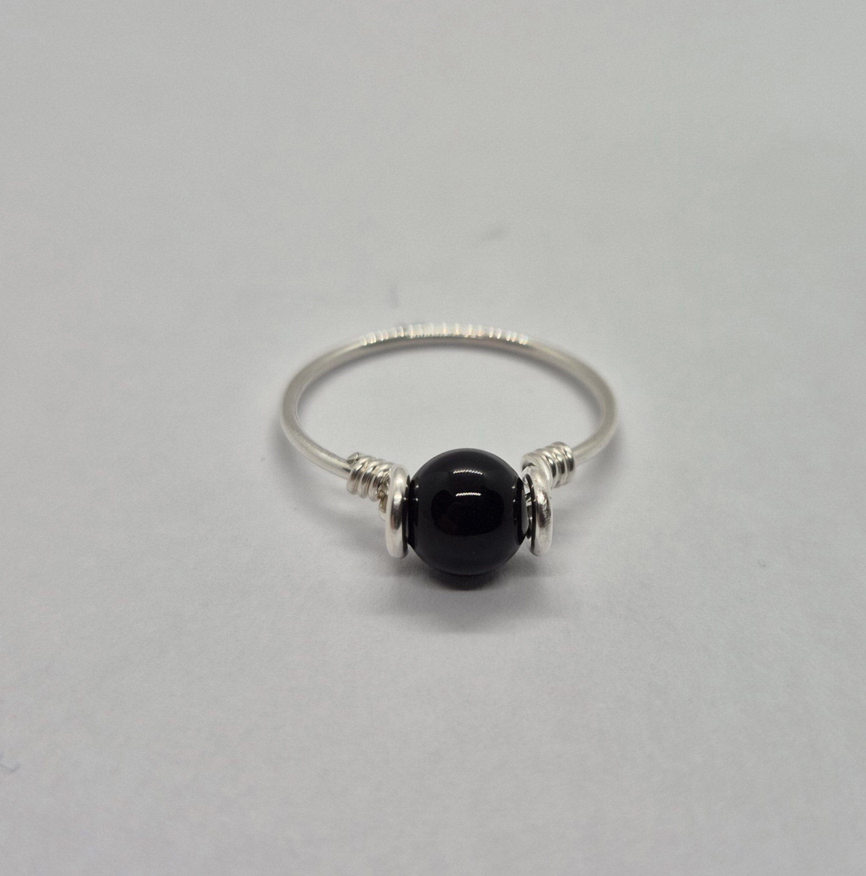 Trådring med ädelsten - 925 Sterling Silver  - 13